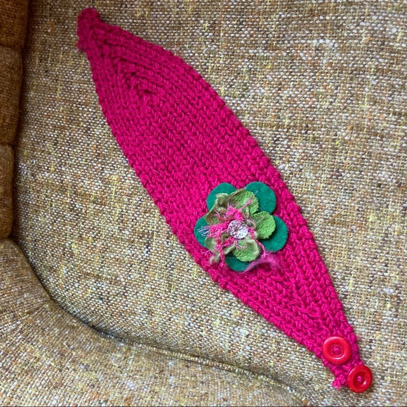 Hand knit ear warmer - Picture 2 of 3